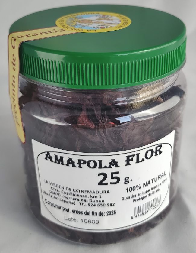 Amapola Flor, 25 G