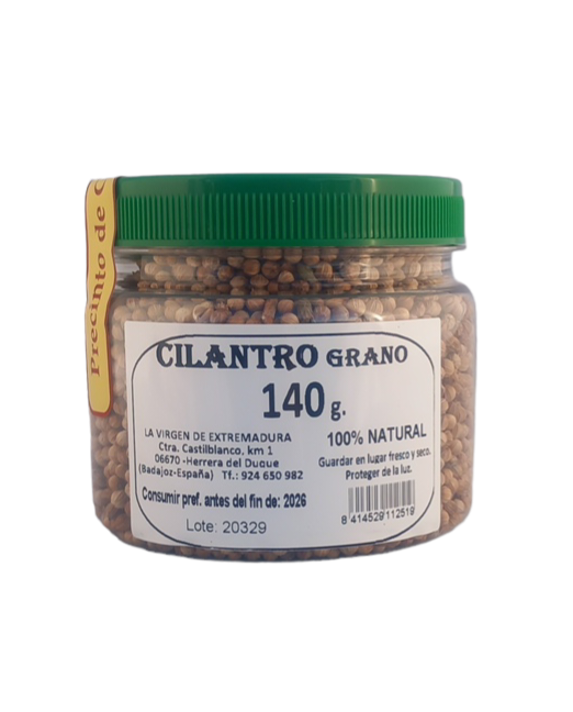 Cilantro en Grano 140 g. 100% Natural.
