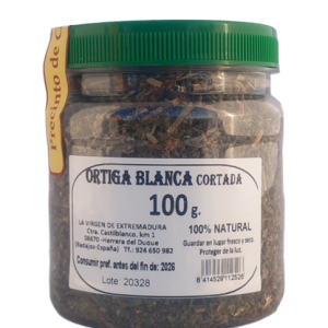 Ortiga Blanca Cortada 100g. 100% Natural.