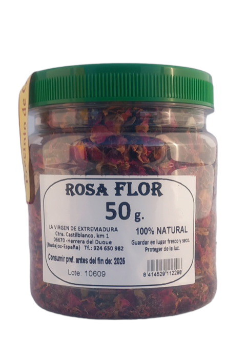 Rosa Flor 50 g. 100% Natural.