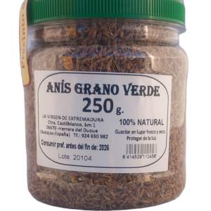 Anís en grano verde 250g. 100% Natural.