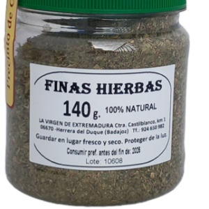 Finas Hierbas 140g. 100% Natural.