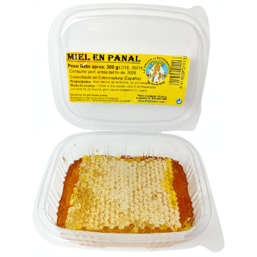 Miel en panal 100% natural - Miel Virgen de Extremadura